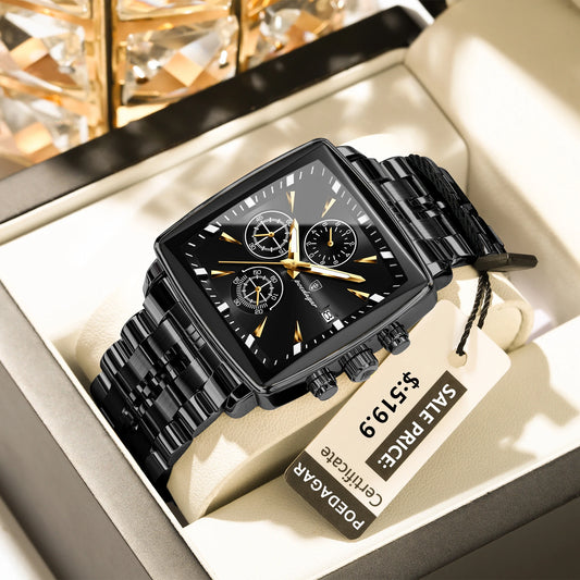POEDAGAR Elite Chrono Watch