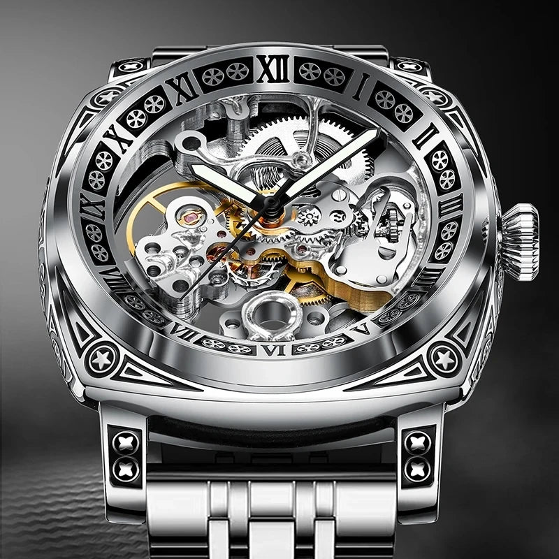 GLENAW Luxury Stainless Watch