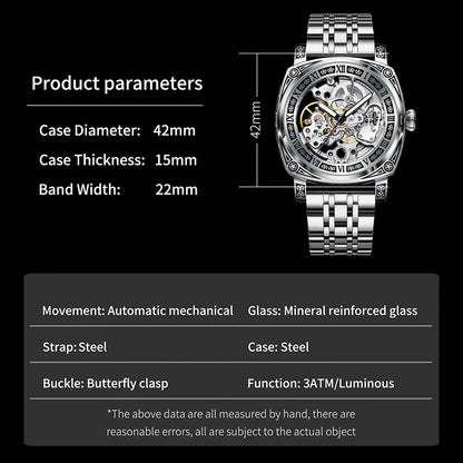 GLENAW Luxury Stainless Watch