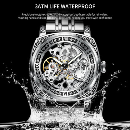 GLENAW Luxury Stainless Watch
