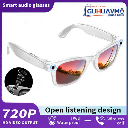 2026 AI Smart Camera Glasses – 8MP | Bluetooth | Waterproof | Photo & Video Recording