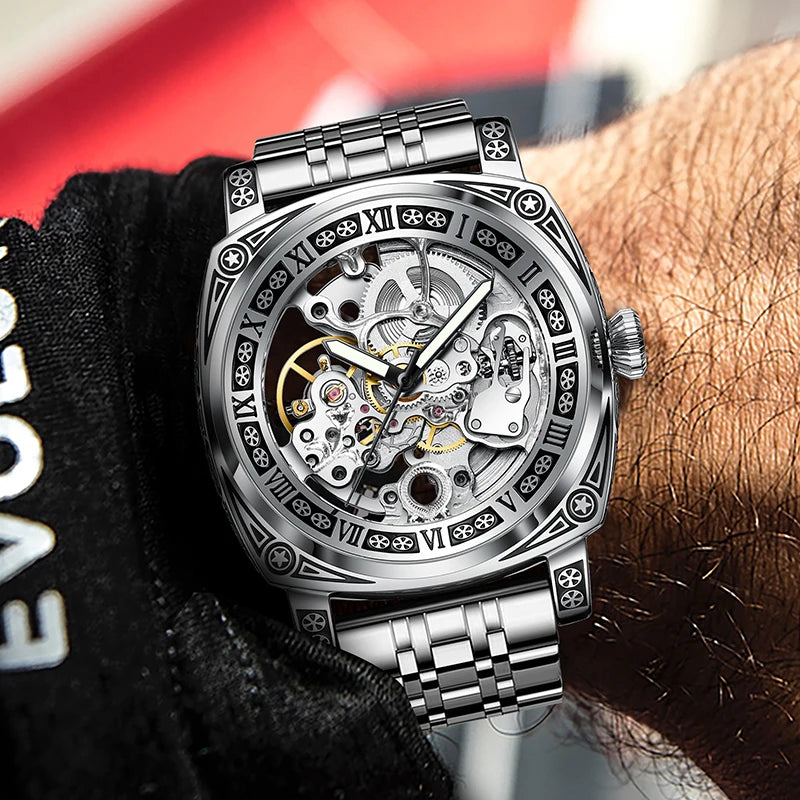 GLENAW Luxury Stainless Watch