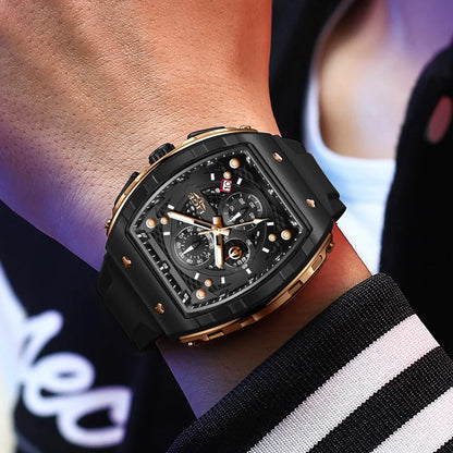 LIGE Luxury Sport Chronograph