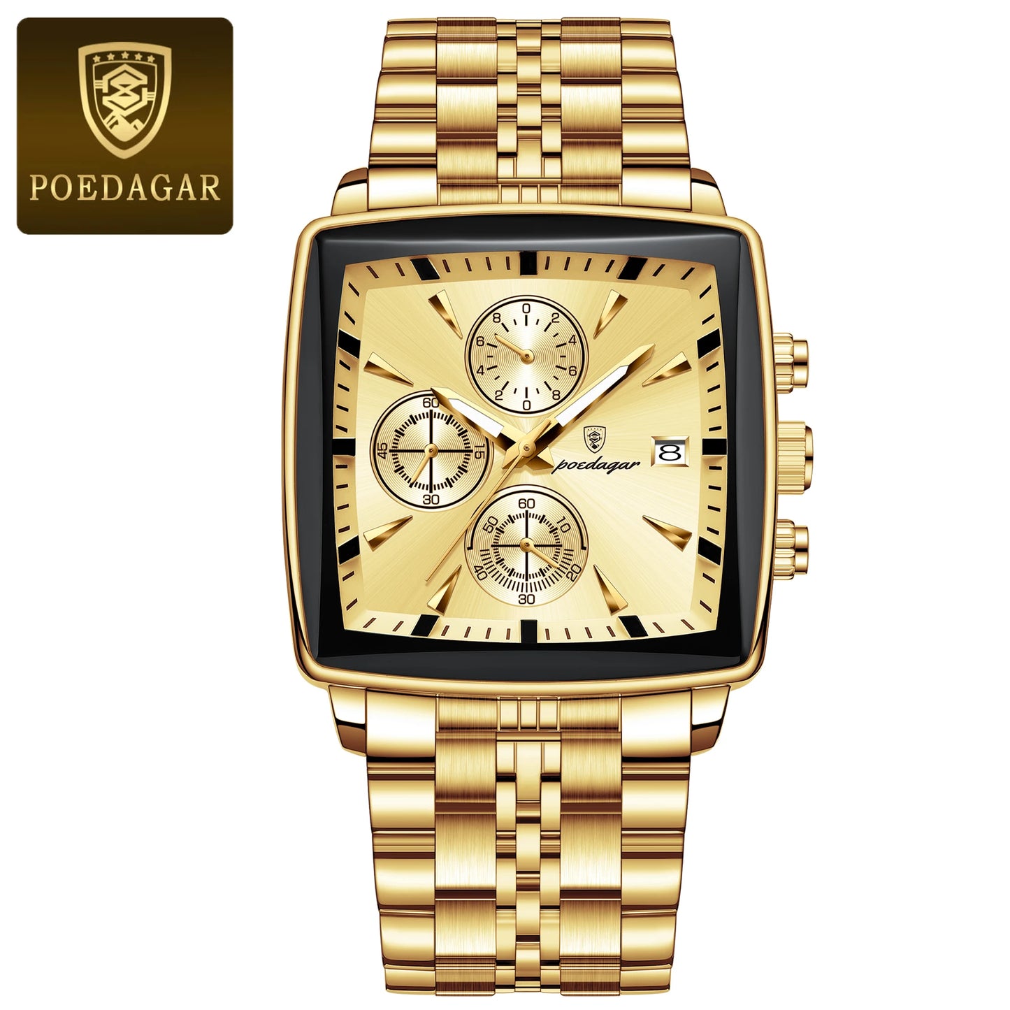POEDAGAR Elite Chrono Watch