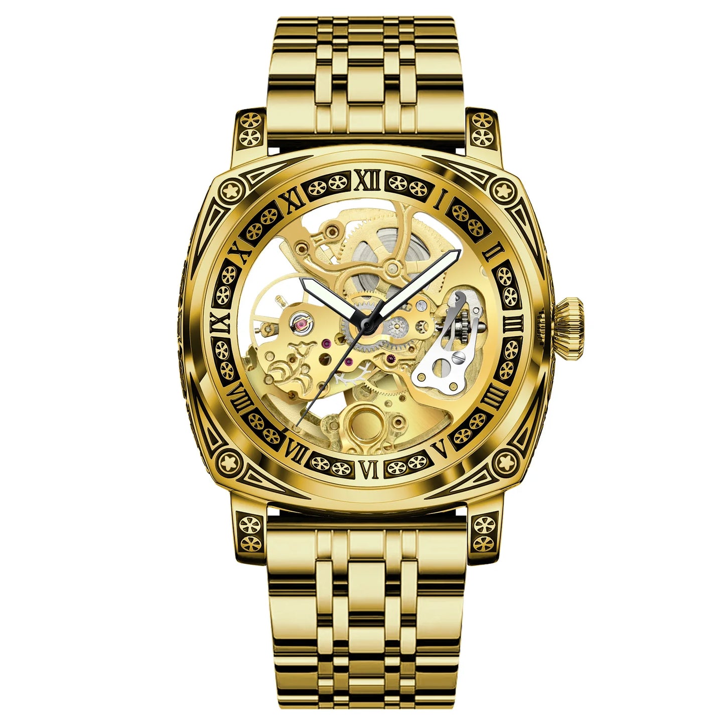 GLENAW Luxury Stainless Watch