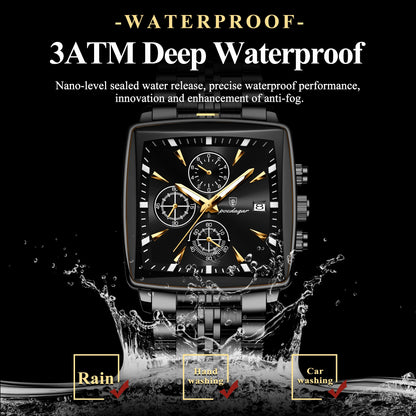POEDAGAR Elite Chrono Watch