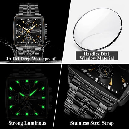 POEDAGAR Elite Chrono Watch